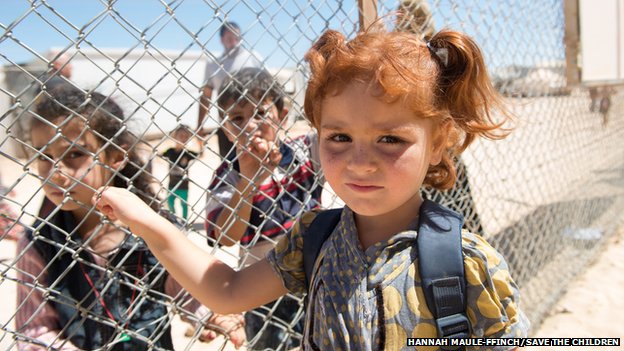 The "Rainbow Kindergarten, the first pre-school in Zaatari refugee camp in Jordan